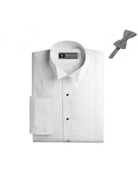 Henry Segal Mens Long Sleeve Colored Wing Tip Tuxedo Shirt